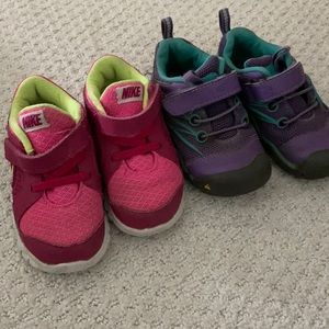 Lot of girls shoes Nike / keen